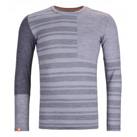 Ortovox 185 ROCK'N'WOOL LONG SLEEVE M grey blend