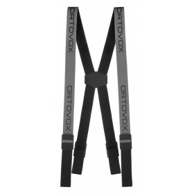 Ortovox Logo Suspenders grey blend