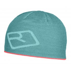 Ortovox Merino Logo Knit Beanie ice waterfall