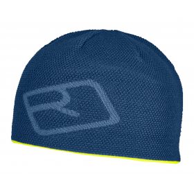 Ortovox Merino Logo Knit Beanie petrol blue