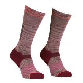 Ortovox Ski Tour Light Compression Long Socks W mountain rose blend