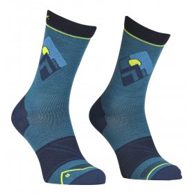 Ortovox Alpine Light Compression Mid Socks M mountain blue