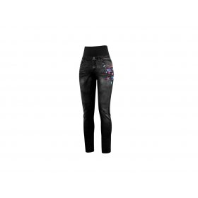 Crazy Idea Pant Sound Woman black-zebra