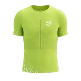 COMPRESSPORT RACING SS TSHIRT M evening primrose/white