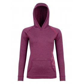 High Point MOA MERINO LADY HOODY magenta