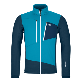 Ortovox Fleece Grid Jacket M mountain blue