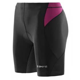 Skins TRI 400 Womens Black/Orchid Shorts