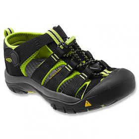 KEEN Newport H2 Jr black/lime green